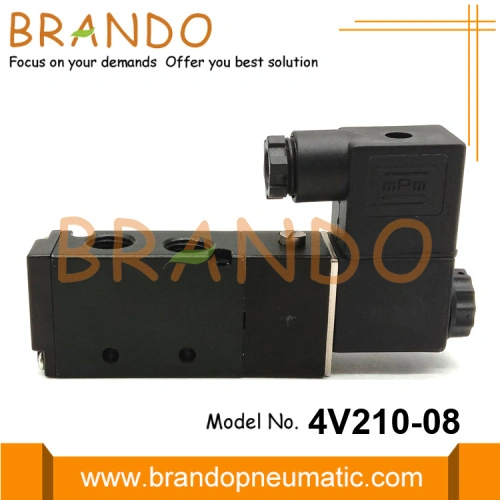 DC 12 V 4V210-08 5 Port 2 Position Solenoid Air Valve For